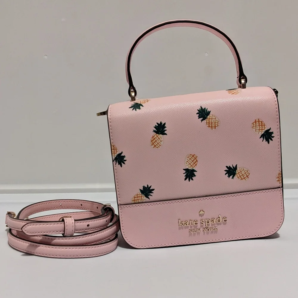 Kate Spade Staci Square Pineapple Crossbody